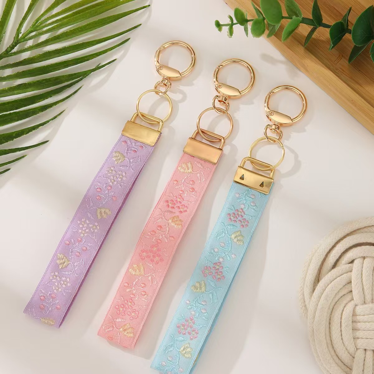 Premium Fabric Keychains #21