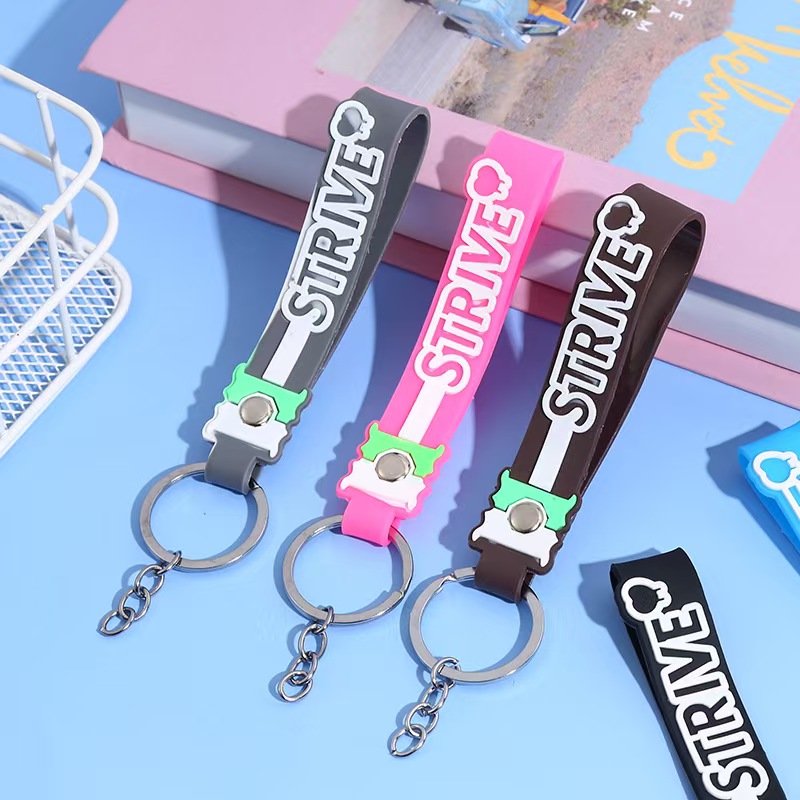 Transparent PVC Charm Keychain