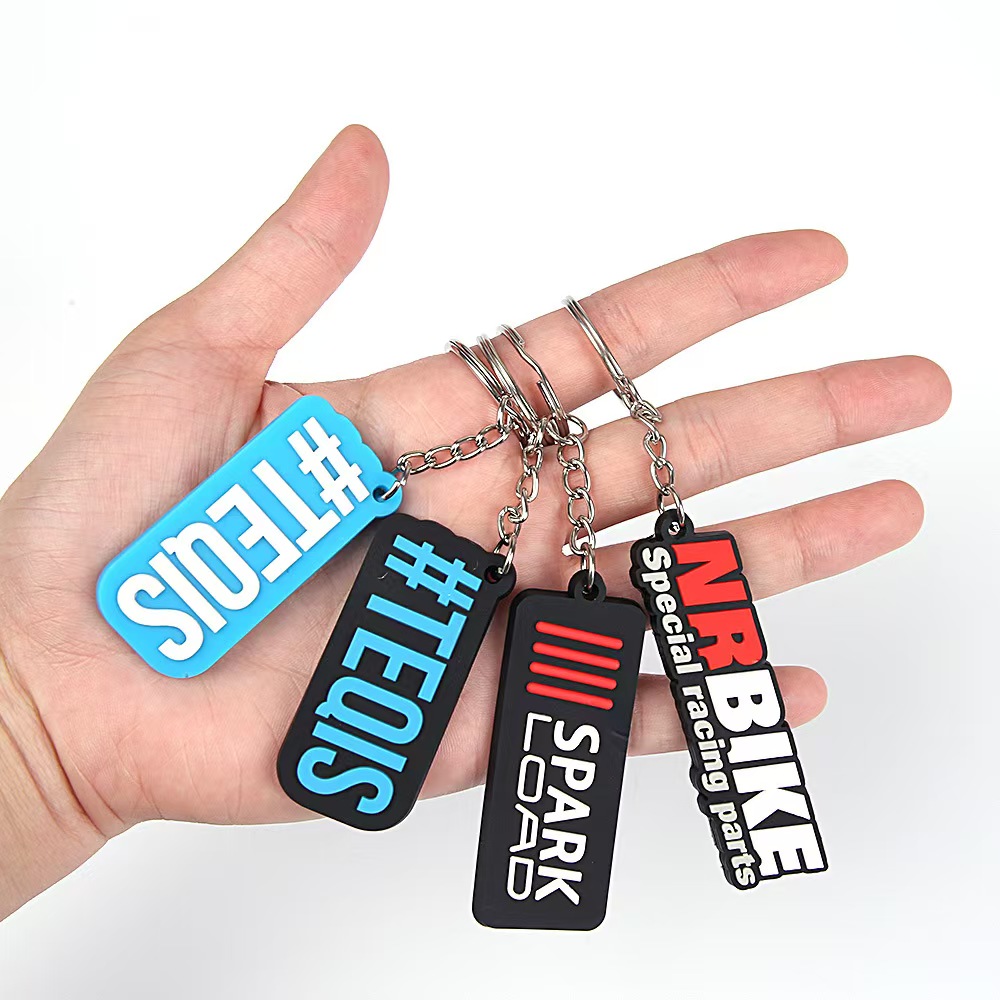 Epoxy Coated PVC Keychain