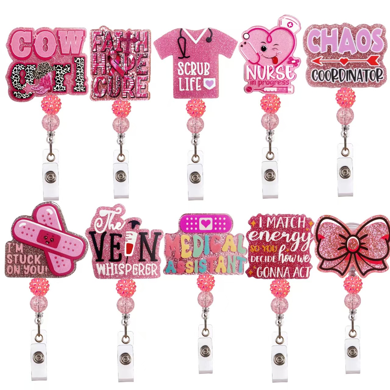 Premium Retractable Badge Holders #6