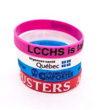 Custom Printed Wristbands — Full-Color Fabric & Silicone
